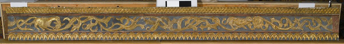 Ceiling, Wood; carved, painted, and gilded