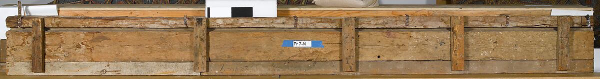 Ceiling, Wood; carved, painted, and gilded