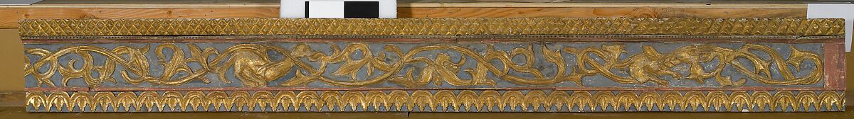 Ceiling, Wood; carved, painted, and gilded