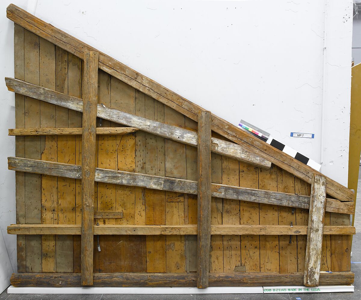 Ceiling, Wood; carved, painted, and gilded