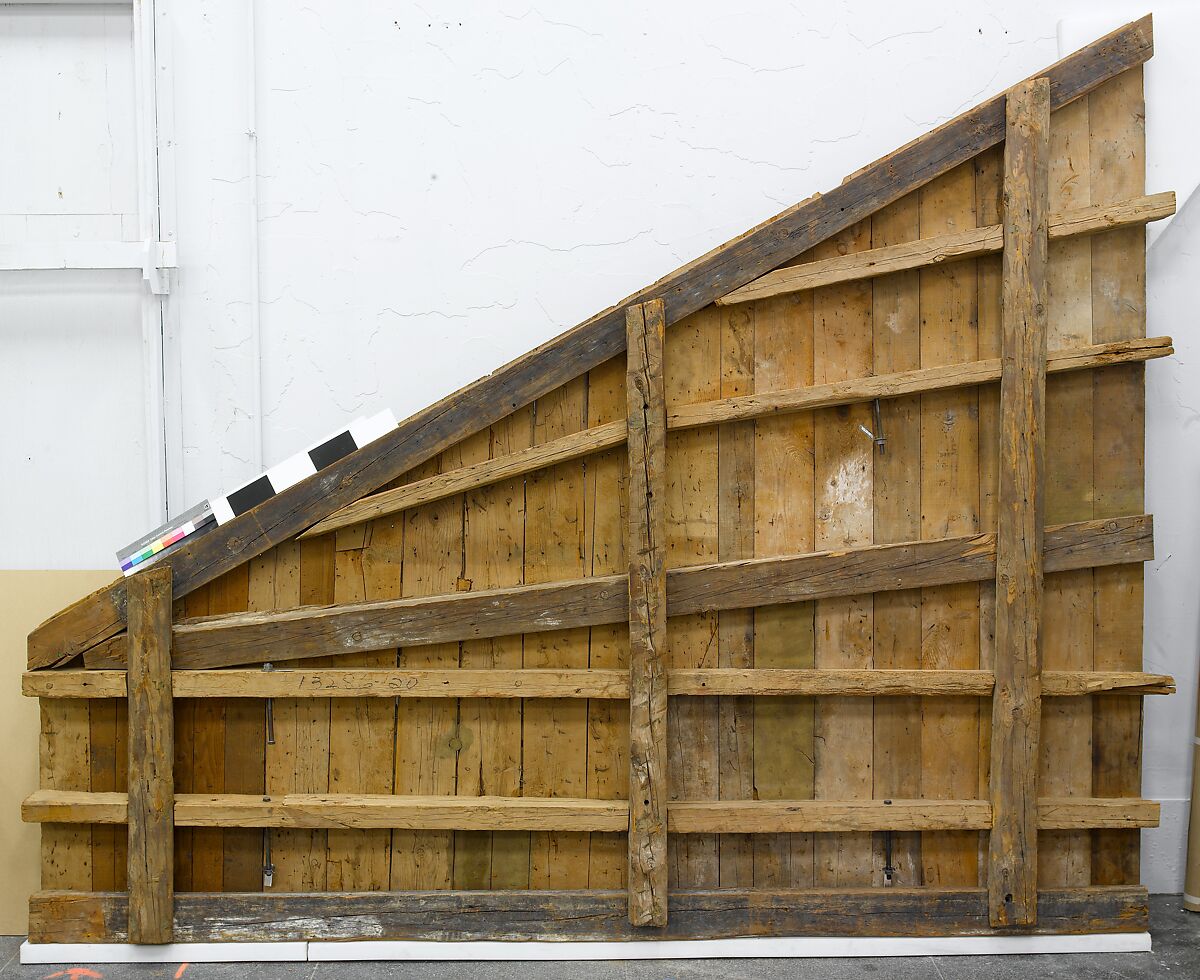 Ceiling, Wood; carved, painted, and gilded