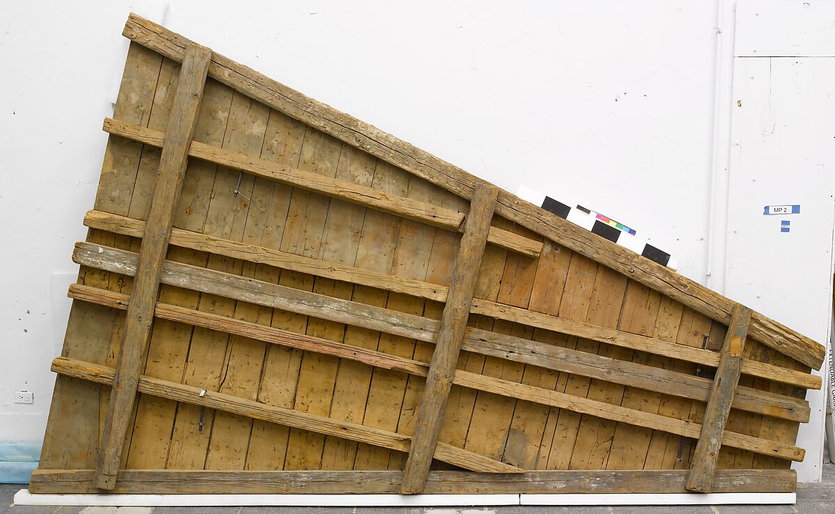 Ceiling, Wood; carved, painted, and gilded