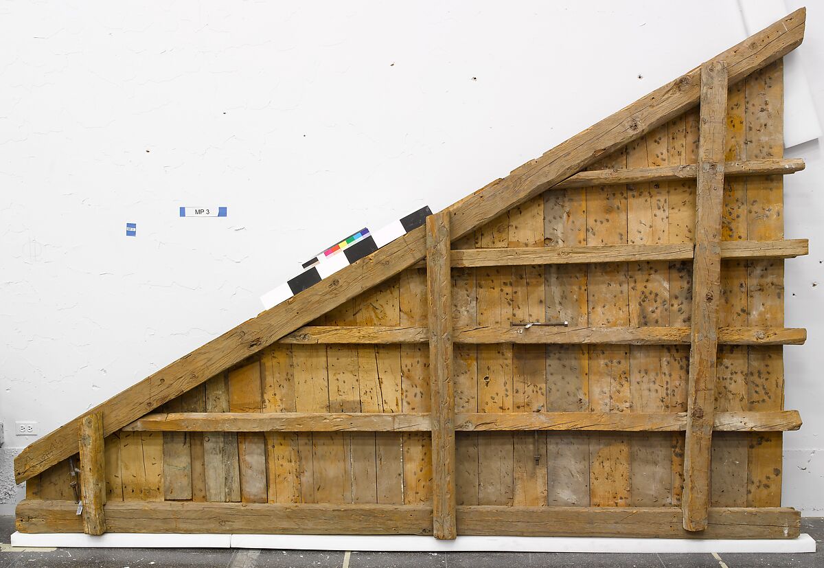 Ceiling, Wood; carved, painted, and gilded