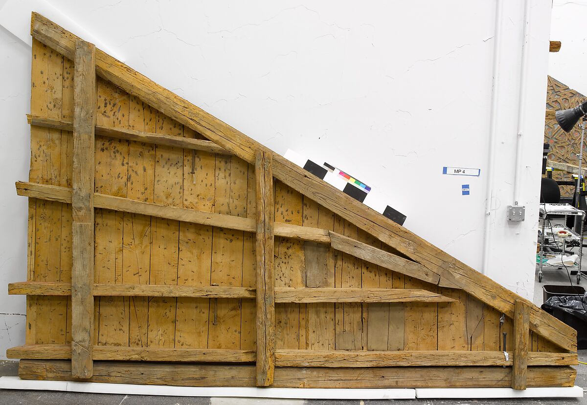 Ceiling, Wood; carved, painted, and gilded