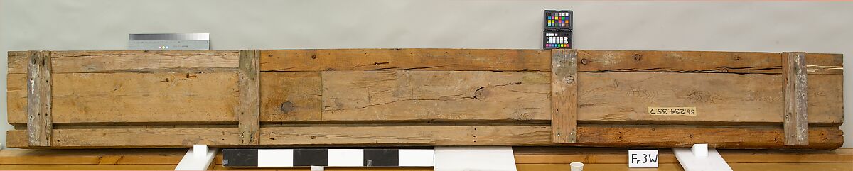 Ceiling, Wood; carved, painted, and gilded