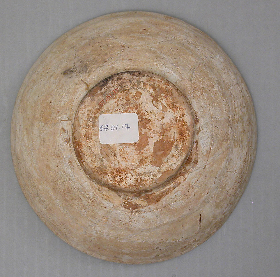 Bowl, Earthenware; glazed and incised