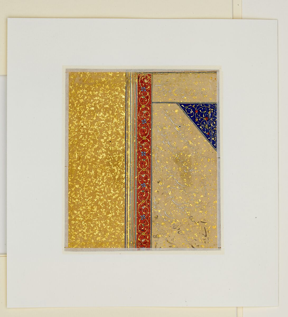 Portrait of Muhammad Khan Shaibani, the Uzbek (d.1510), Opaque watercolor and gold on paper