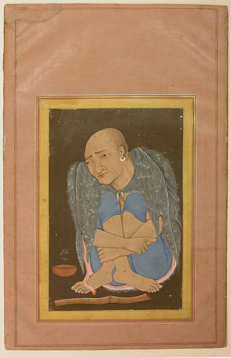 Portrait of a Sufi, Ink, opaque watercolor, and gold on paper