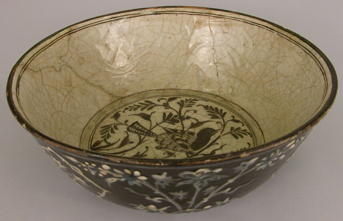 Bowl, Stonepaste; glazed 