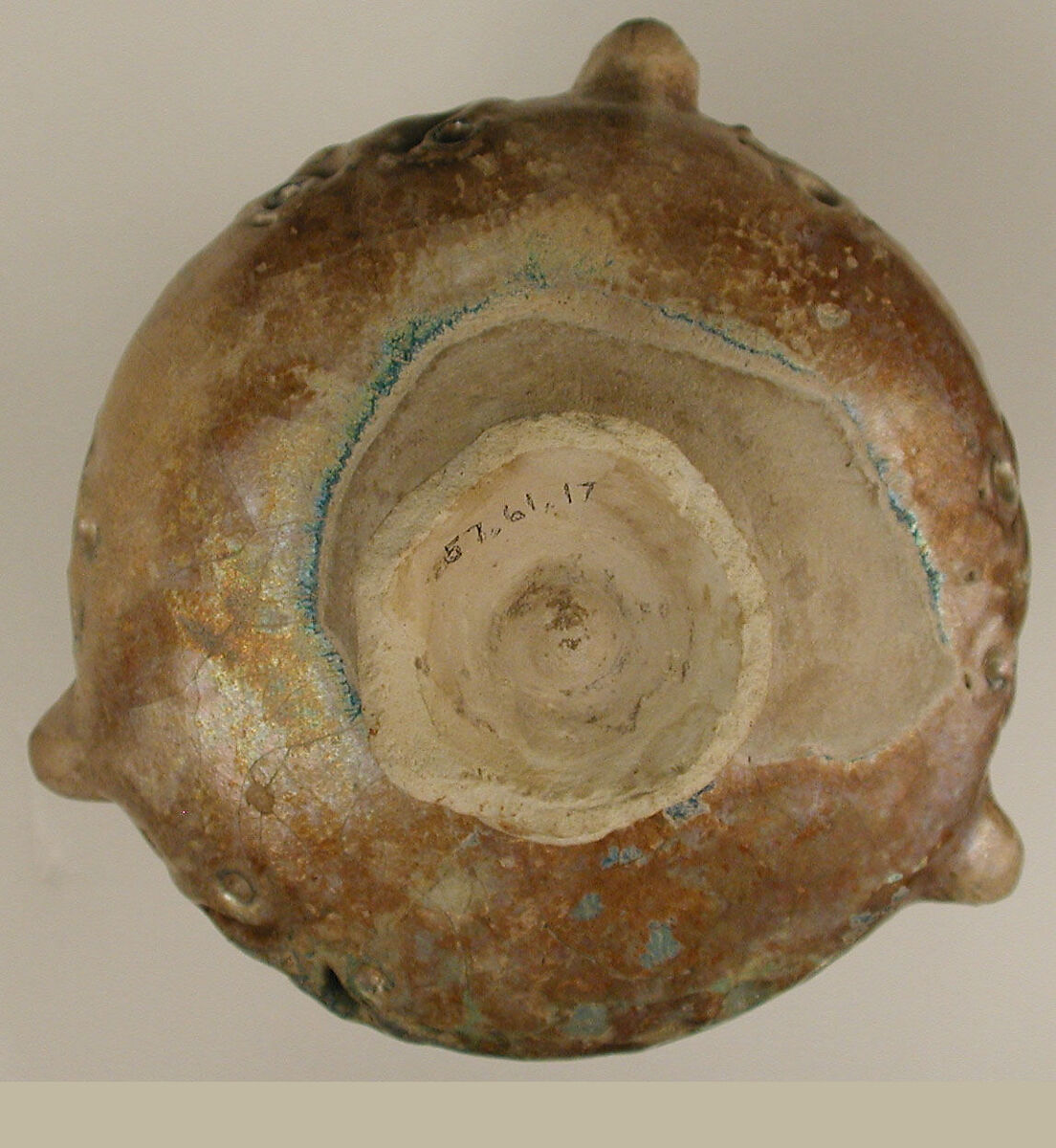 Mosque Lamp, Earthenware; glazed