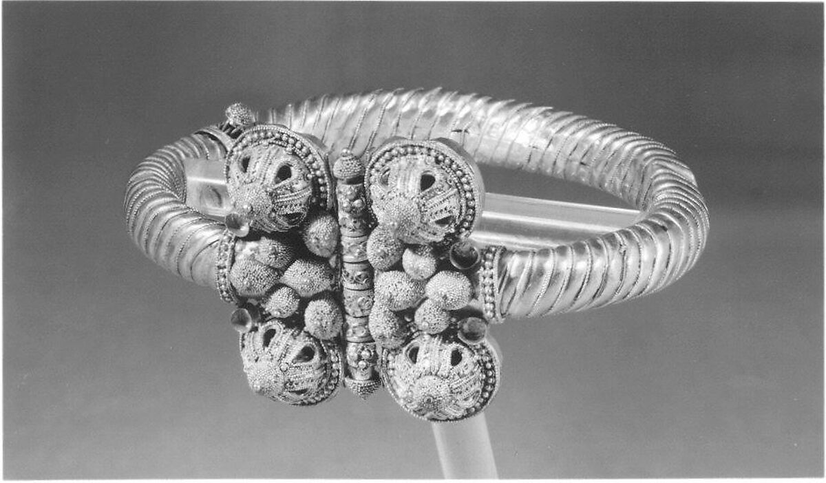 Armlet, Gold; filigree and granulation