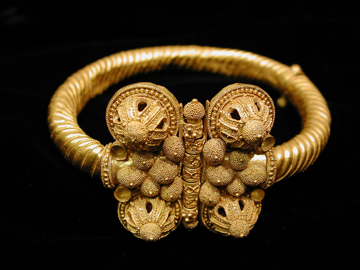 Armlet, Gold; filigree and granulation