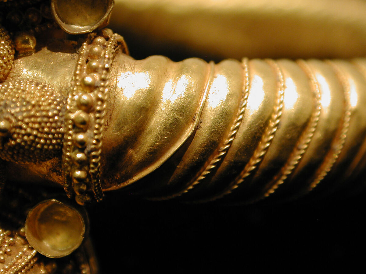 Armlet, Gold; filigree and granulation