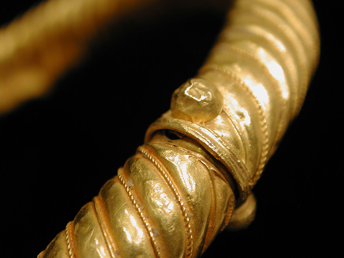 Armlet, Gold; filigree and granulation