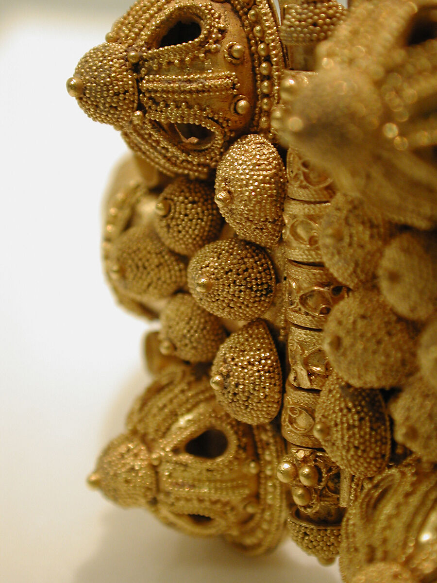 Armlet, Gold; filigree and granulation