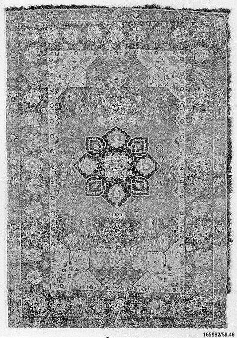 Silk Kashan Carpet, Silk (warp, weft and pile); asymmetrically knotted pile