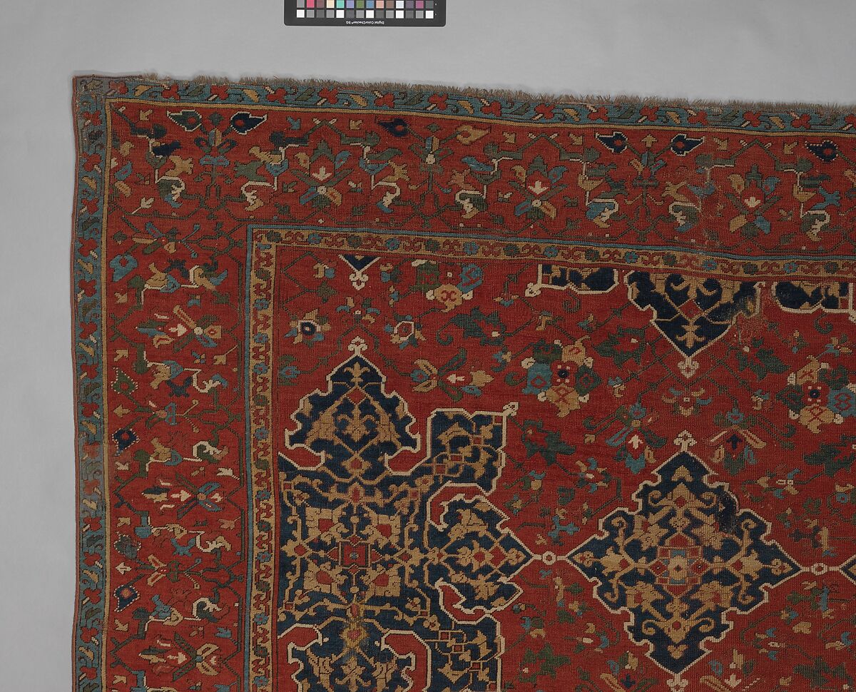 'Star Ushak' Carpet, Wool (warp, weft, and pile); symmetrically knotted pile