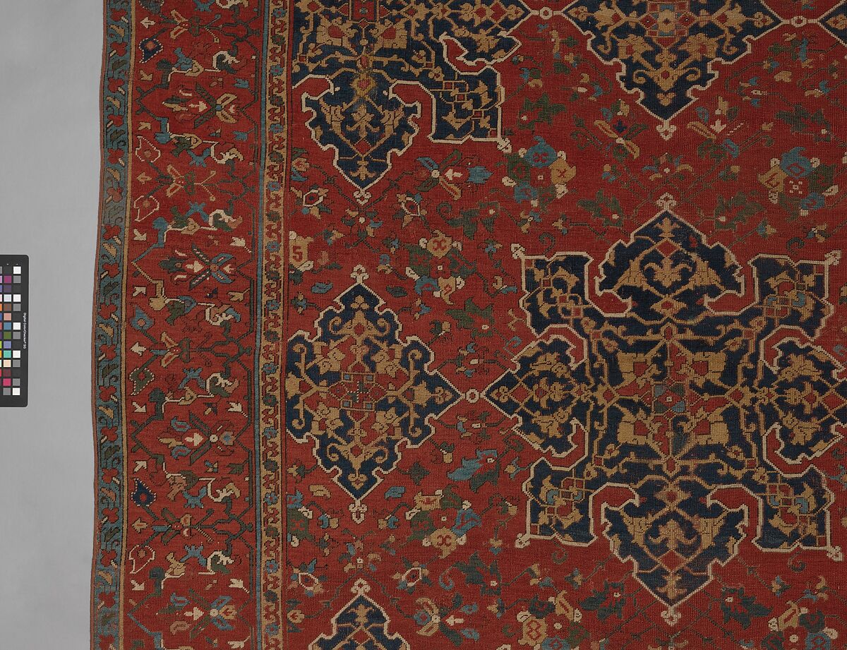 'Star Ushak' Carpet, Wool (warp, weft, and pile); symmetrically knotted pile