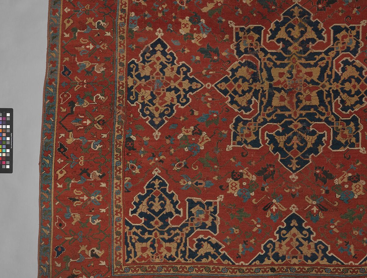 'Star Ushak' Carpet, Wool (warp, weft, and pile); symmetrically knotted pile