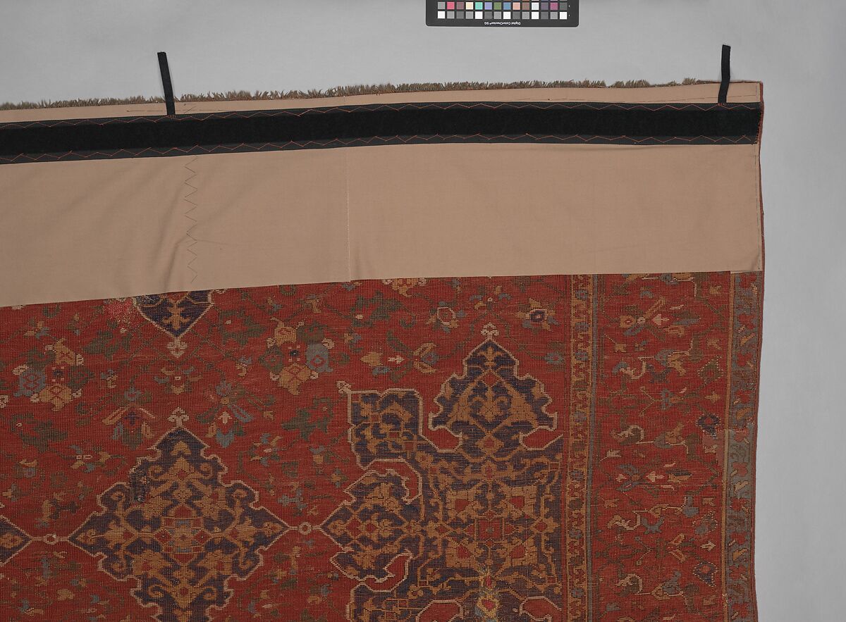 'Star Ushak' Carpet, Wool (warp, weft, and pile); symmetrically knotted pile