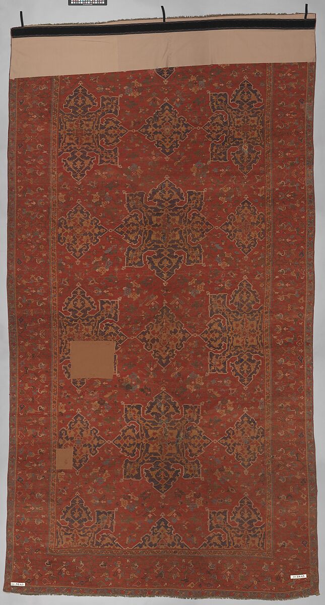 'Star Ushak' Carpet, Wool (warp, weft, and pile); symmetrically knotted pile