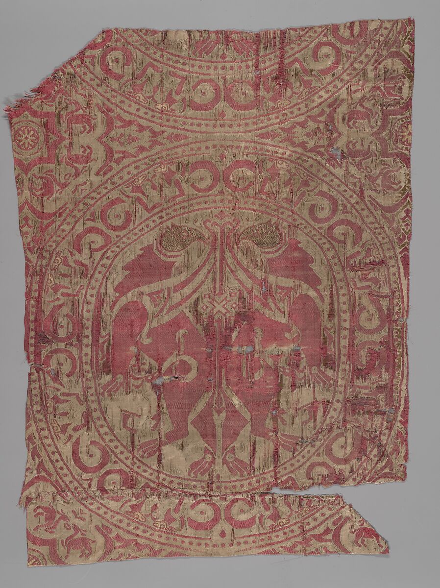 Textile Fragment from the Shrine of San Librada, Sigüenza Cathedral, Spain