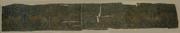 Textile with Confronted Camels Bearing the Invocation "O Compassionate", Silk 