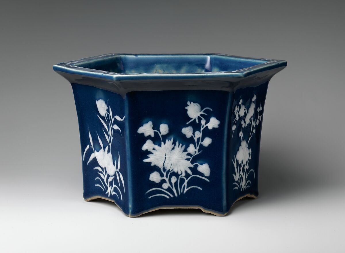 Jardiniere, Porcelain, Chinese 