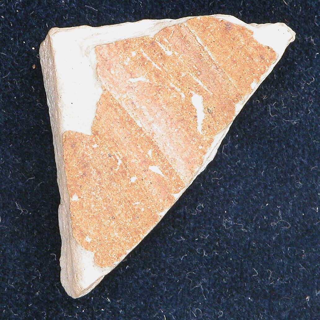 Fragment, Stonepaste; slip painted and glazed 