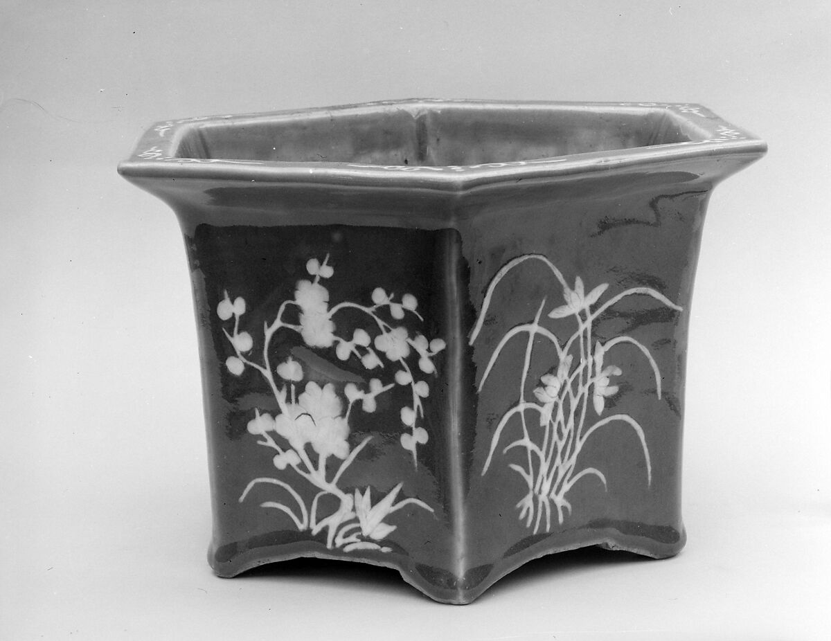 Jardiniere, Porcelain, Chinese 