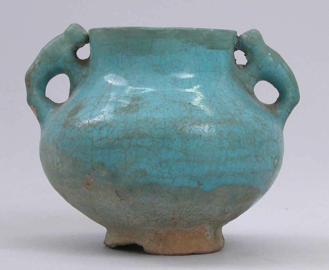 Jar, Stonepaste; glazed