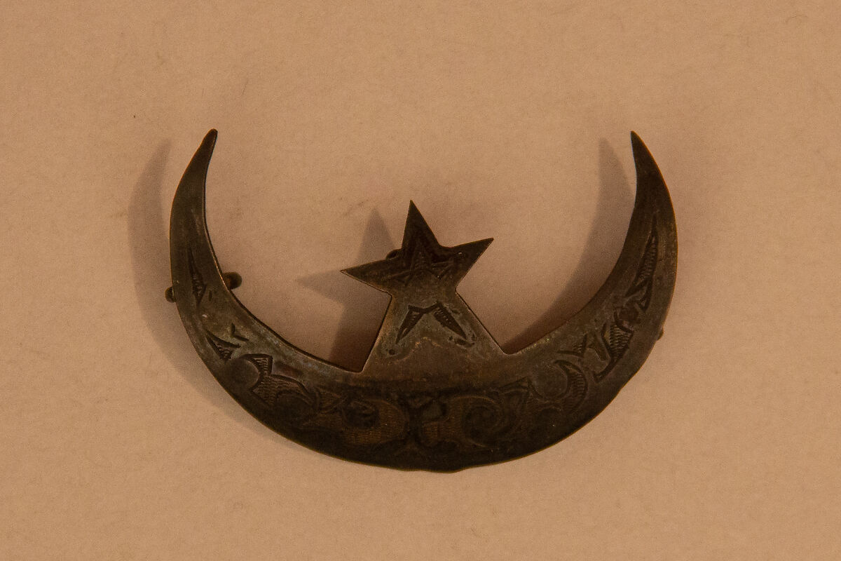 Ornament, Silver, niello