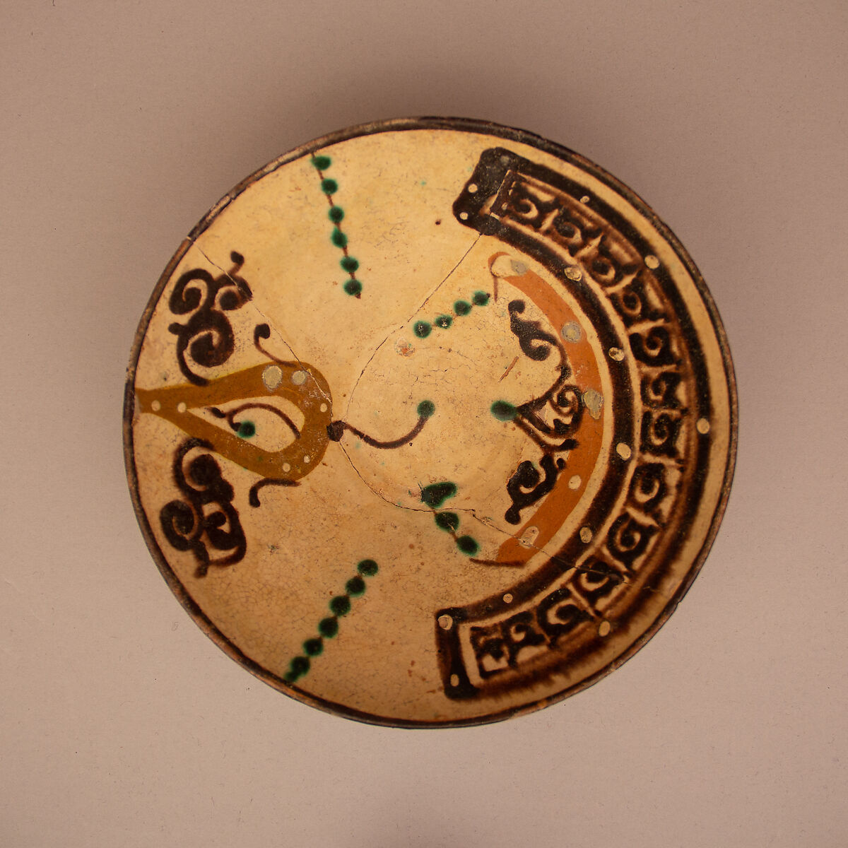 Bowl, Earthenware; glazed