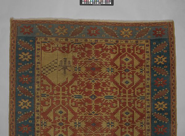 Carpet, Wool (warp, weft and pile); symmetrically knotted pile