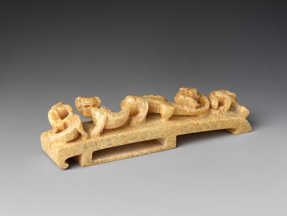 Scabbard Slide, Jade (nephrite), China