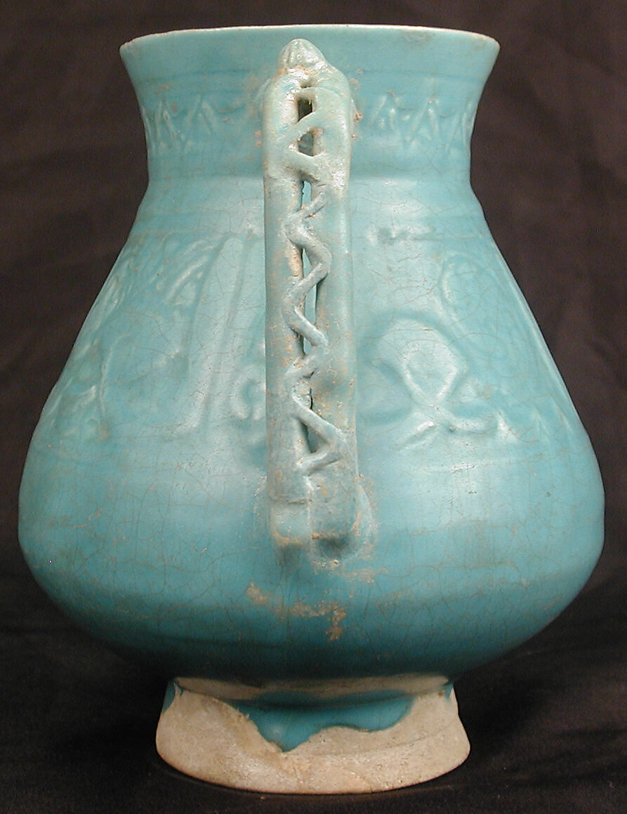 Ewer, Stonepaste; glazed