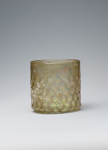 Cup with Molded Honeycomb Pattern
