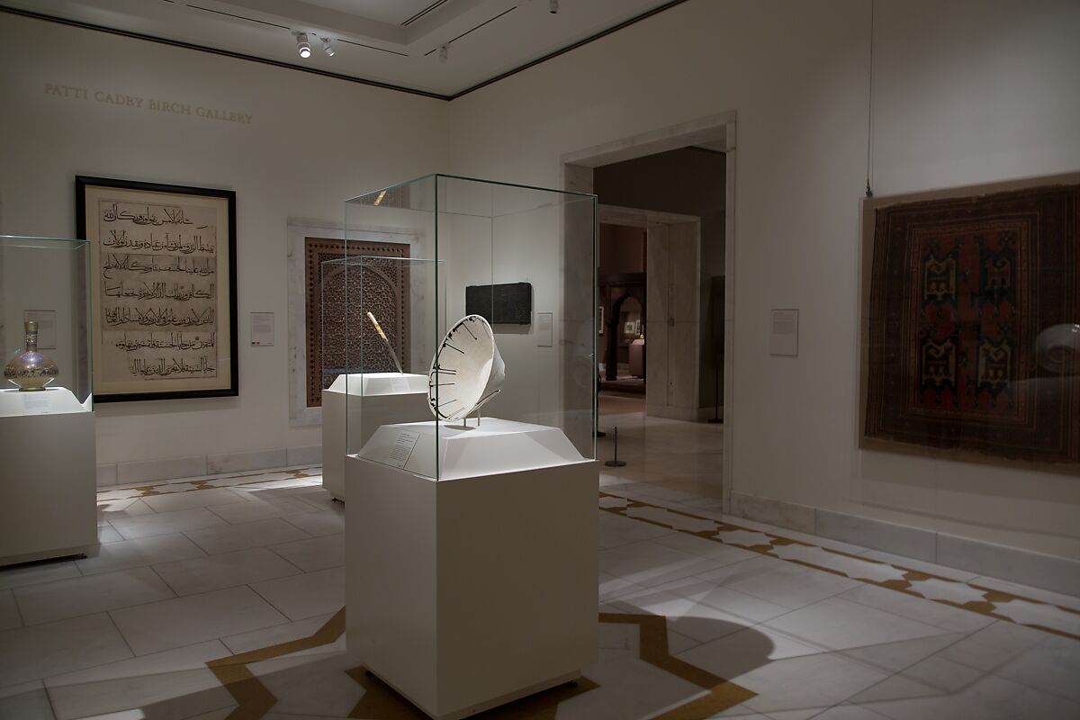 Bowl with Arabic Inscription, Earthenware; white slip with black-slip decoration under transparent glaze
