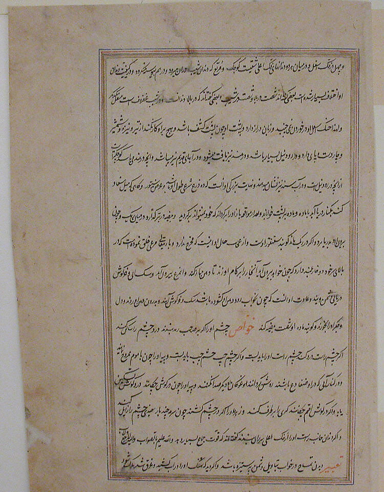 Folio from a Bestiary and Herbal, Opaque watercolor and gold on paper