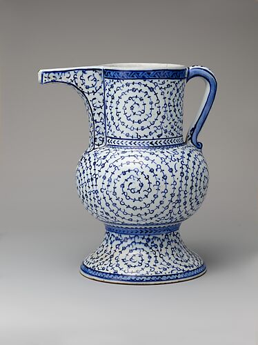 Ewer with 'Tughra-Illuminator' Style Decoration