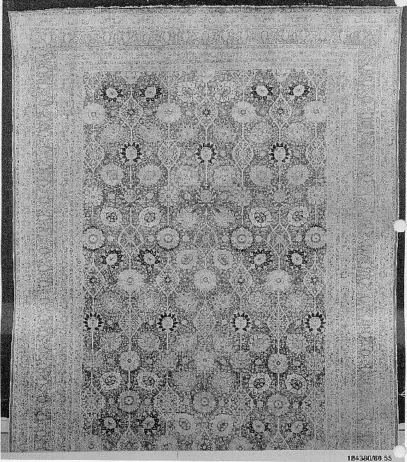 Carpet, Silk; asymmetrically knotted pile