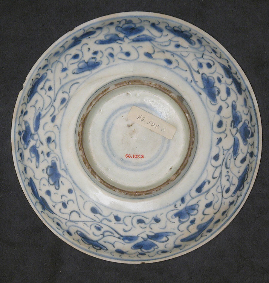 Dish, Earthenware; glazed
