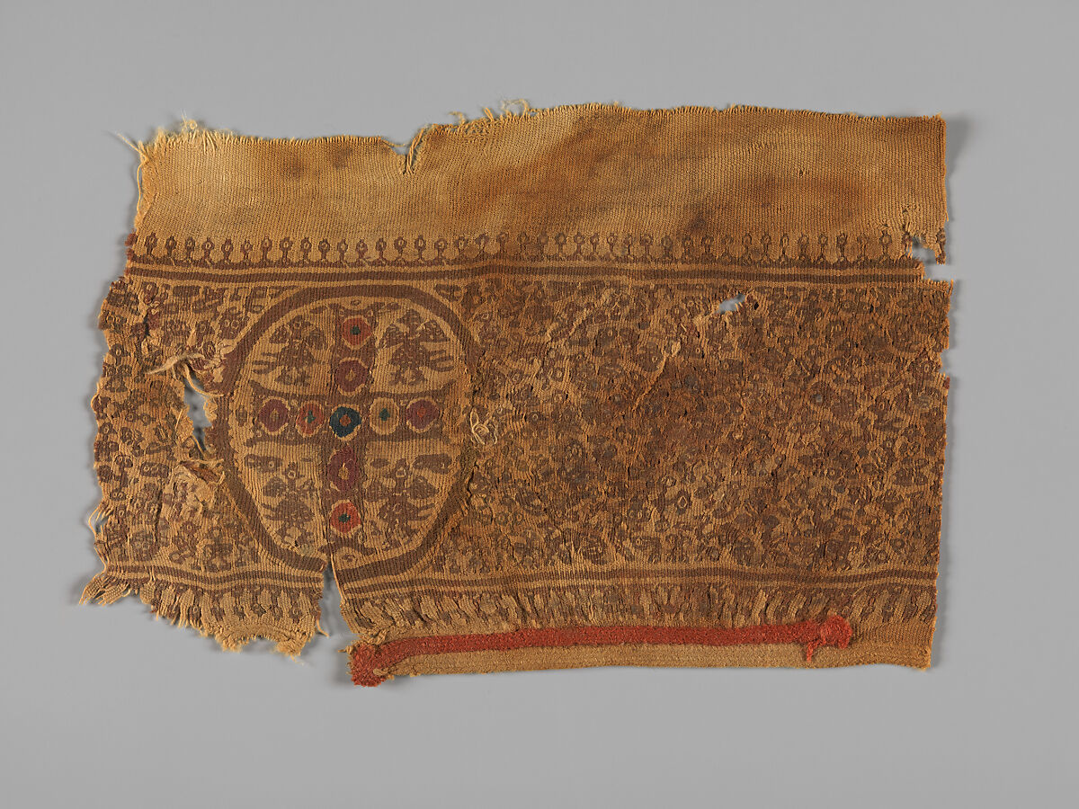 Textile Fragment, Linen and wool