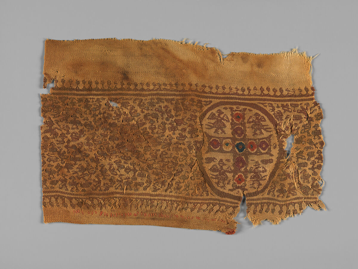 Textile Fragment, Linen and wool
