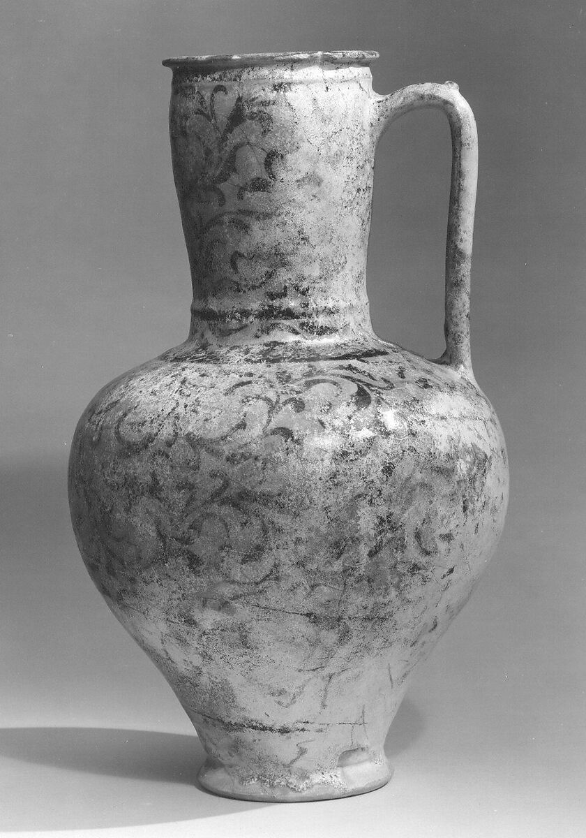Ewer, Stonepaste; glazed