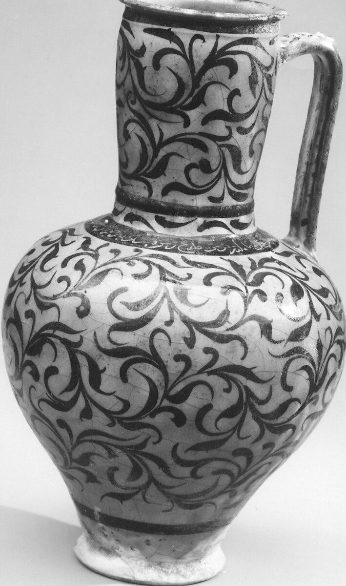 Ewer, Stonepaste; glazed