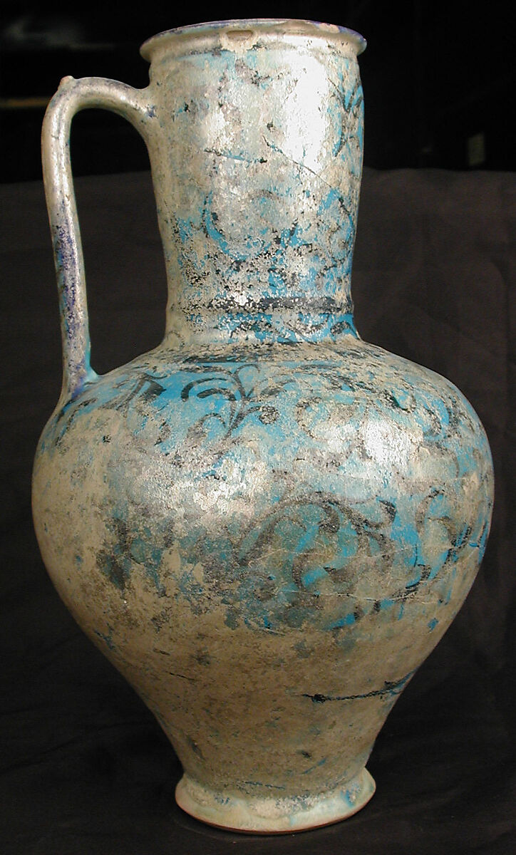 Ewer, Stonepaste; glazed
