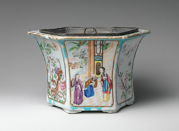 Jardiniere, Porcelain, Chinese 