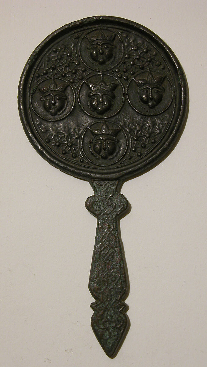 Mirror, Bronze; cast