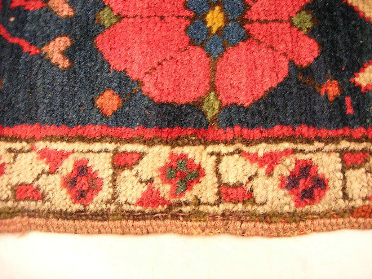 Garden Carpet, Cotton (warp and weft), wool (pile); symmetrically knotted pile